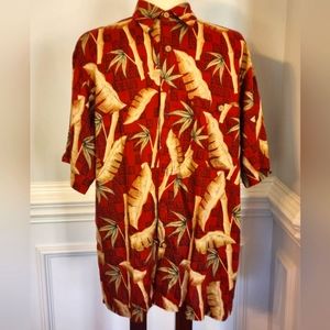 Vintage Y2K Hawaiian Shirt by Ron Chereskin 100% Rayon